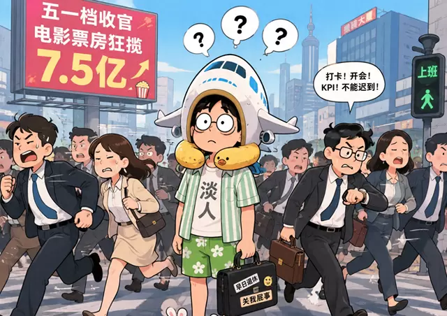 五一档电影票房达7.5亿，《消失的人》成主力影片：资讯配图